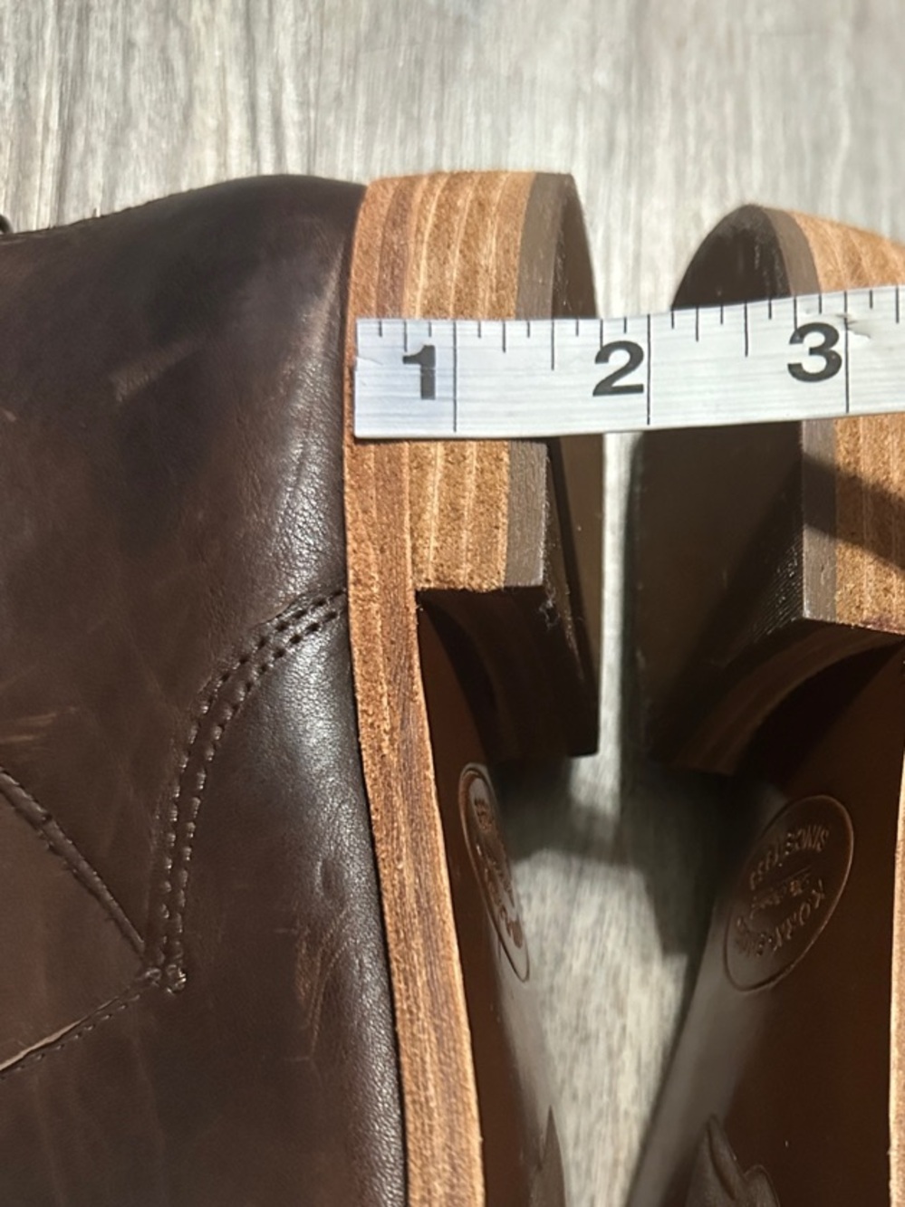Kork-Ease Women's Dark Brown Leather Ankle Booties - Picture 11 of 14